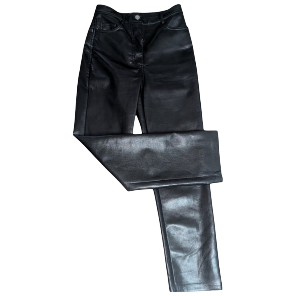 Wilfred Melina Leather Pants Black 0 - Picture 3 of 9